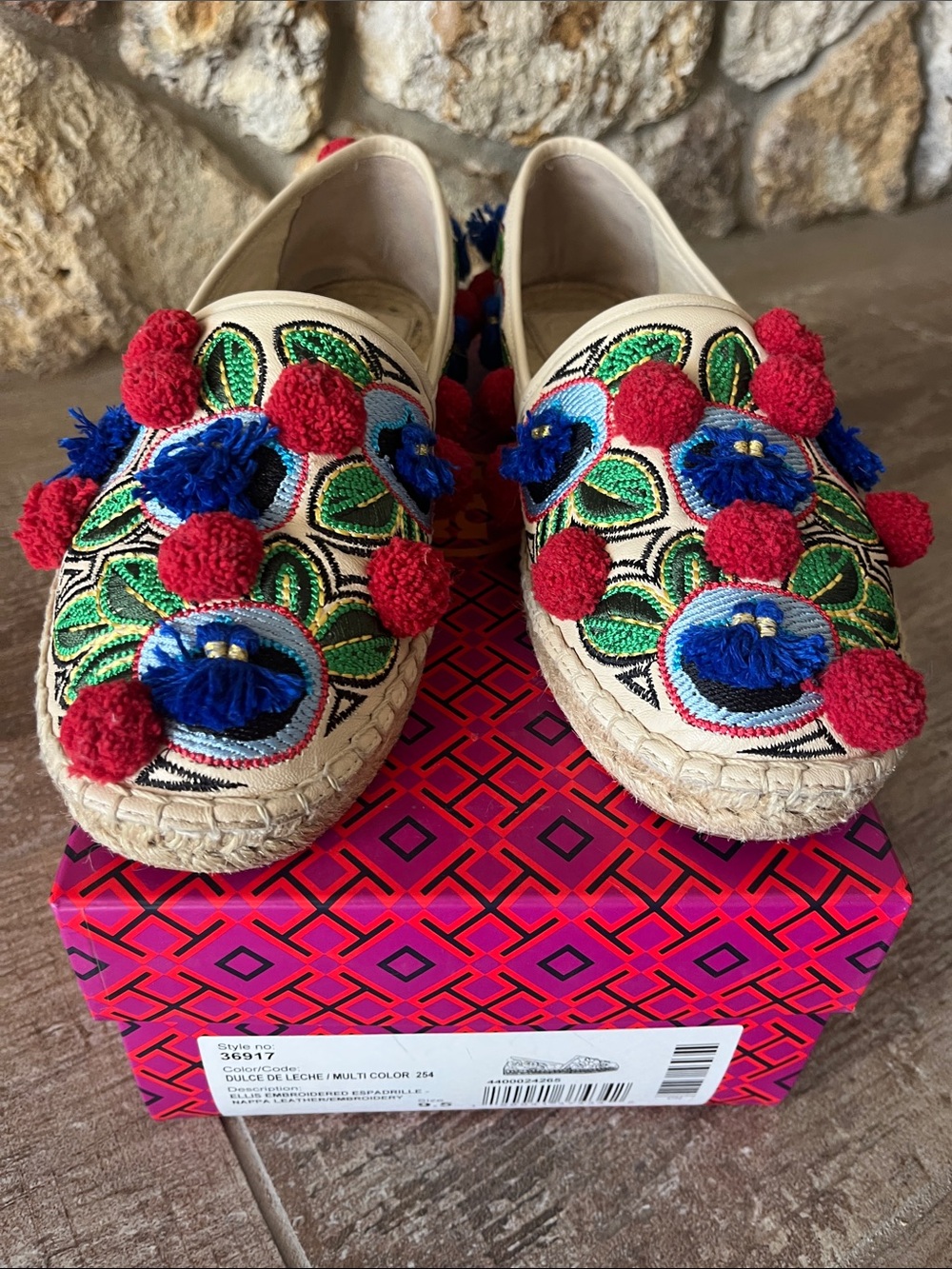 Tory Burch Dulce Ce Leche Espadrille size 9.5